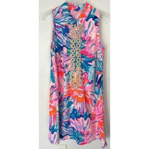 SAMPLE EUC small Lilly Pulitzer Jane Sleeveless Shift Dress multi off tropic